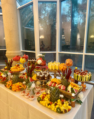 8ft fruittable mix/8pies mesa de frutas
