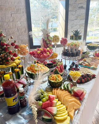 8ft fruittable mix /8pies mesa de frutas mix
