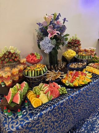 8ft fruitable with desserts