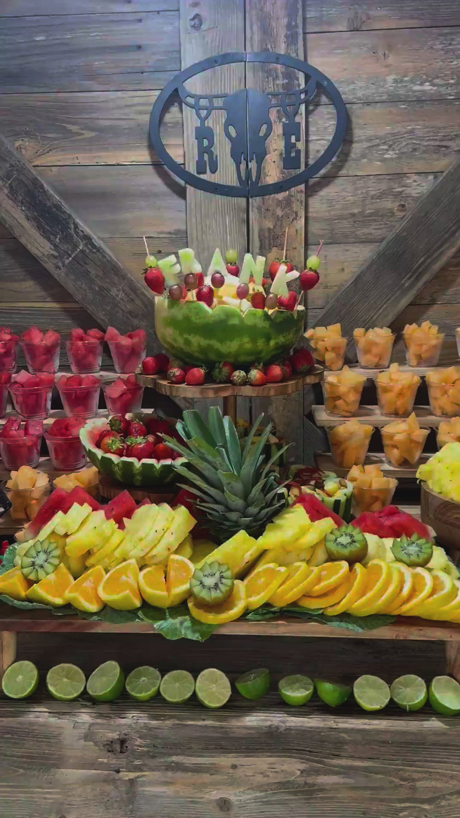 6ft fruit table